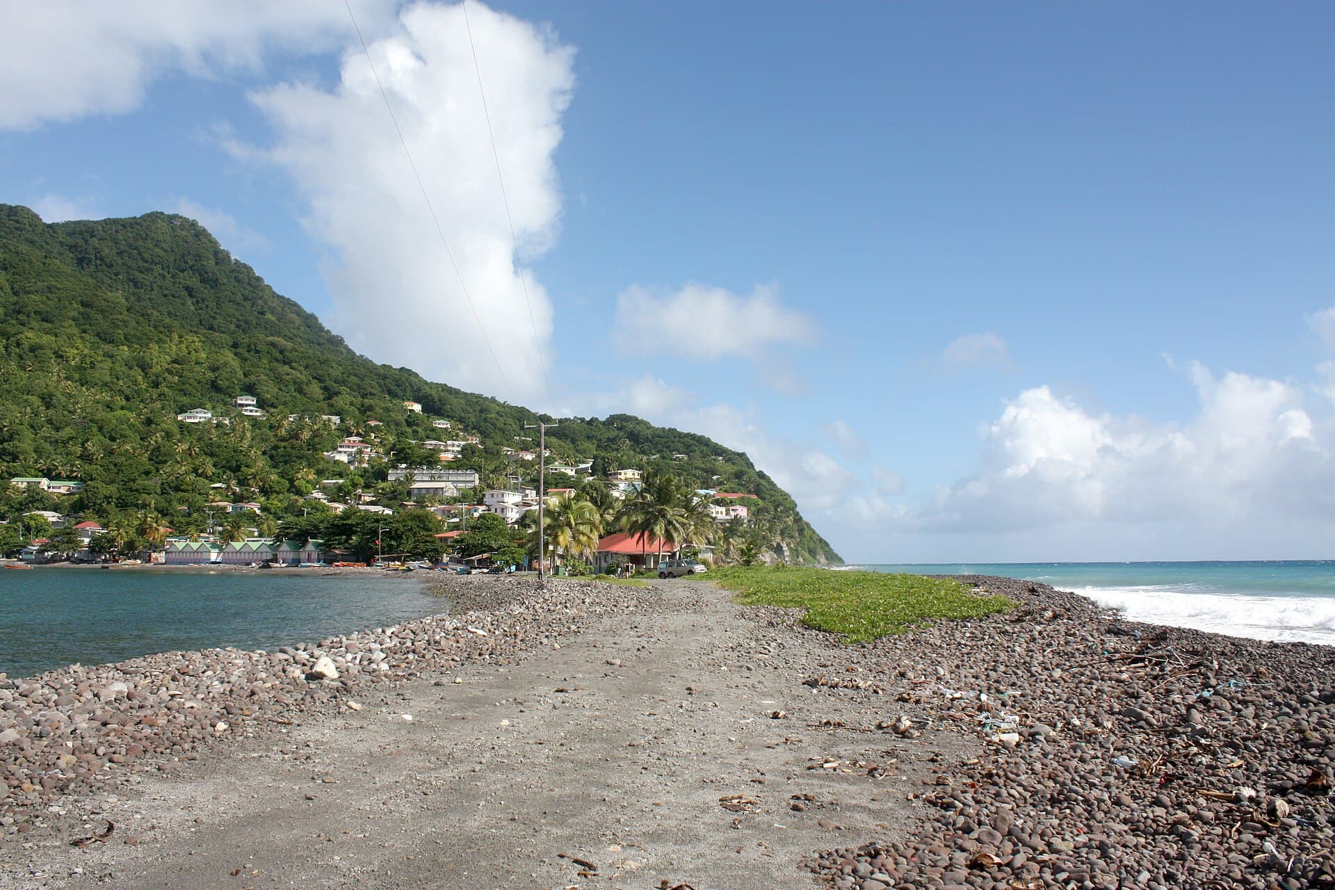 The seaside village of Scotts Head, Dominica